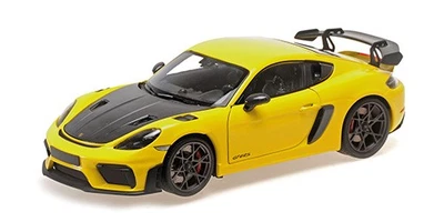 Porsche Cayman GT4 RS Weissach Package 2024 Giallo Modellino 1:18 Minichamps - Immagine 1 di 2