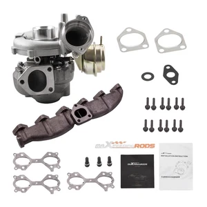 Turbo & Exhaust Manifold for BMW X5 3.0d GT2260V M57 160KW 218HP Turbocharger - Picture 1 of 17