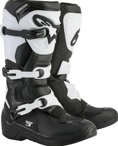 Alpinestars Tech 3 Boots Motocross Enduro Stiefel schwarz/weiß Größe 09 (43) - Bild 1 von 2