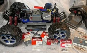 TRAXXAS T-MAXX 3.3 4x4 W/ Electric Start NOS Traxxas Oem Parts ((Must See))  - Picture 1 of 12