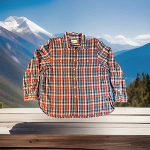 Denim & Supply Shirt Womens XL Red Blue White Ralph Lauren Button Up Cotton - Picture 1 of 11