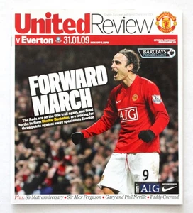 MANCHESTER UNITED v EVERTON PREMIER LEAGUE 2008/09 31/1/2009 - Picture 1 of 3