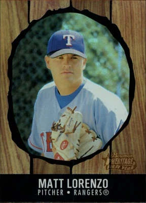 2003 Bowman Heritage Rainbow #278 Matt Lorenzo KN - BB - Image 1 of 2
