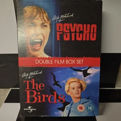 Psycho/The Birds - Double Bill (DVD-2006, 2-Disc) R2,4. - Image 1 of 2