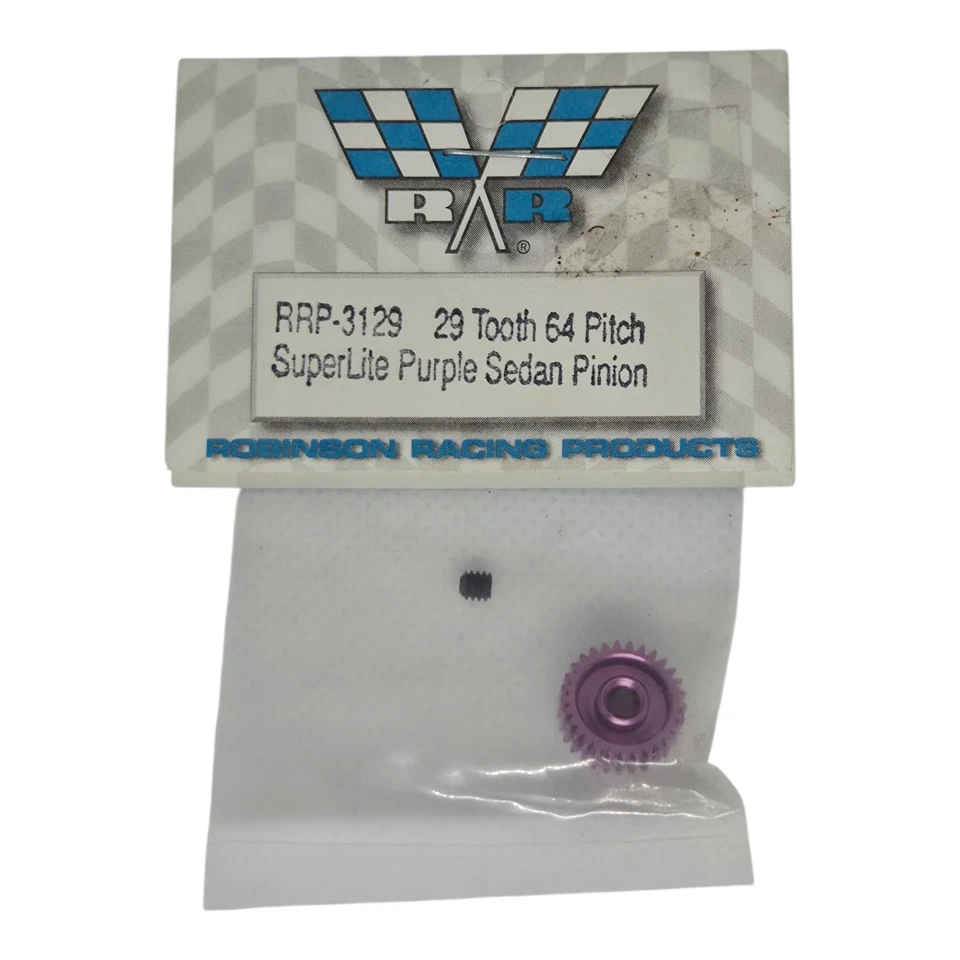Vintage Robinson ~ RRP-3129 ~ 29 Tooth ~ SuperLite Purple Aluminum Sedan Pinion  - Image 1 of 1