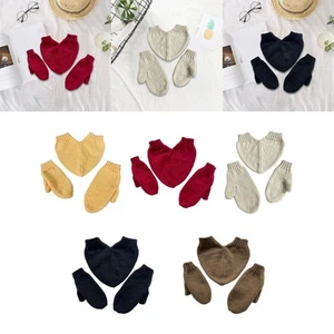 Couple Holding Hands Gloves Adults Novelty Boys Girls Unique Knitted Glove for - Picture 1 of 26