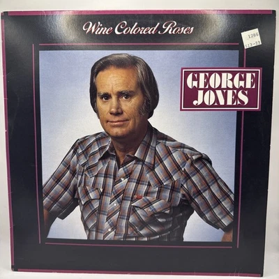 George Jones - Wine Colored Roses LP - ELPS4568 - VG/VG - Epic Records - Image 1 of 4