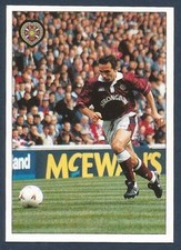PANINI SCOTTISH FOOTBALL LEAGUE 95- #148-HEARTS IN MATCH ACTION