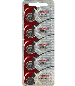 Maxell CR1216 3V Lithium Coin Cell Batteries (5 Count) - Tracking Included! - Picture 1 of 1