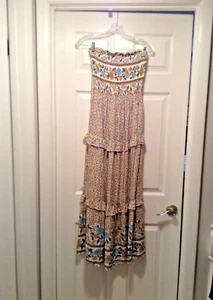 Zesica NWT Floral Maxi Dress M Summer Beach Party - Picture 1 of 8