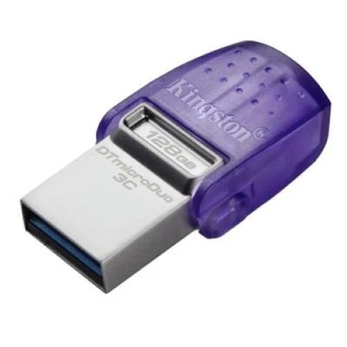 PEN DRIVE KINGSTON DUAL USB-A USB-C DTMICRODUO 3C 128GB DTDUO3CG3/128GB - Immagine 1 di 1
