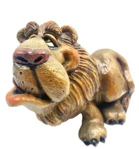 John Raya Ludwig Lion Limited Edition Clay Ceramic Figurine Vintage 1988 - Picture 1 of 12