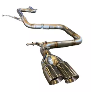 PIPE DYNAMICS SCIROCCO 1.4tsi 122BHP- STAINLESS CAT BACK EXHAUST -STRAIGHT PIPE - Picture 1 of 11