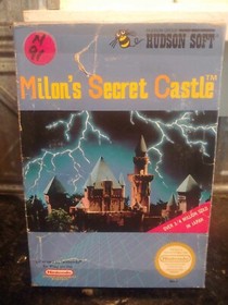MILON'S SECRET CASTLE Nintendo NES Game Original 1987 HUDSON SOFT Collector *BOX