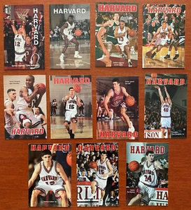 CBK Lot 11 Diff HARVARD UNIVERSITY CRIMSON College Basketball Schedules 1992 ++ - Picture 1 of 1