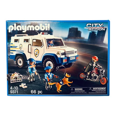 OVP geöffnet PLAYMOBIL® 9371 City Action Polizei Geldtransporter NEU