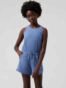 Athleta Girl On The Go Romper, Size 8/10 - Picture 1 of 5