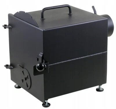 ORBITREX.EU Räucherei Räucherschrank Räucherofen aus Metall solide Stahl Schwarz +Anzündholz