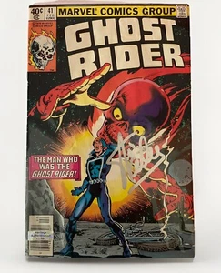STAN LEE AUTOGRAPH Ghost Rider #41 (Feb 1979) Rare Marvel Comic - Picture 1 of 6