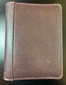 Vintage Franklin Covey CO5044 Classic Zip Binder 6 Rings Burgundy Approx 6.5"x9" - Picture 1 of 21