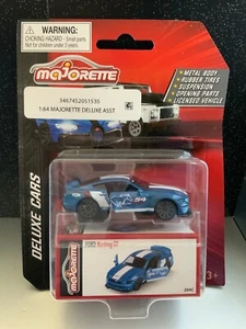 Majorette Deluxe Ford Mustang GT Blue white stripe 204C. *BOGO - PLZ READ - Picture 1 of 4