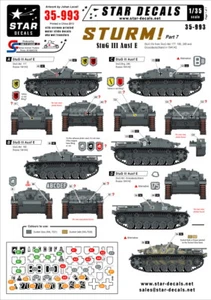 1/35 Sturm Decals #7 for StuG.III Ausf.E 1941-42 Eastern Front - Bild 1 von 1