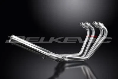 Silenciador de escape Delkevic Complete 4-1 acero inoxidable Kawasaki KZ1000 MKII 1977-19778 Foto 1 de 4