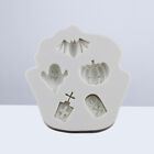  Fondant Molds Mousse Silicone Halloween for Resin Pastel Paper Cups Pumpkin