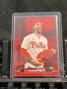 Bryce Harper 2024 Topps Stadium Club Red Foil - Phillies - Picture 1 of 2
