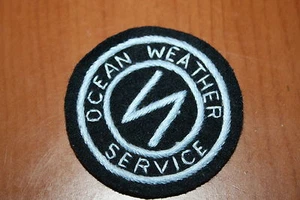 REPLICA SCARCE BRITISH RAF ROYAL AIR FORCE OCEAN WEATHER SERVICE CLOTH PATCH - Picture 1 of 1