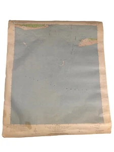 Mapa de estudio geológico Fort Morgan ALA 1958 Golfo de México 23""x27"" ratón vintage - Imagen 1 de 6
