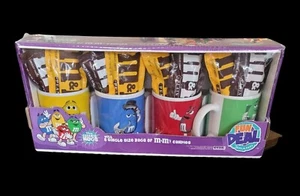 Vintage M&M Collectible M&M Mug Gift Set 4 Mugs In The Set New Sealed - Picture 1 of 6
