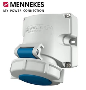 MENNEKES TYP 9321 Wall mounted receptacle [16A 4P 230V 9h IP67] screw terminals - Picture 1 of 7