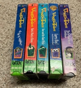 Vegitales VHS Lot 5 Used Video Cassettes - Bild 1 von 2