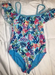 Girls Size 10/12 Swim Suit Bathing Suit One Piece - Picture 1 of 1
