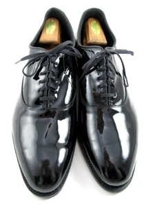 NEW Allen Edmonds "CARLYLE" Men's Formal Dress Oxfords 11.5 E Black Patent(573N) - Picture 1 of 11