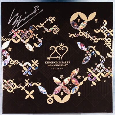 Kingdom Hearts 20th Anniversary Vinyl SIGNED Yoko Shimomura 3X LP Box New Sealed - Image 1 of 4