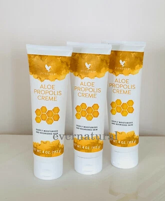 Lote de 3 Forever Aloe Propolis Creme 4oz/ea/ Excelente crema hidratante Foto 1 de 3