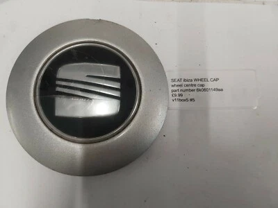 Seat ibiza wheel centre cap part number 6k0601149aa v11box6 #5 - Image 1 of 2