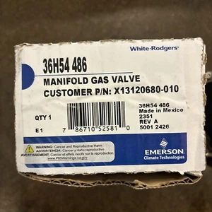 Emerson White Rogers 36H54 486 Manifold Gas Valve - Picture 1 of 4