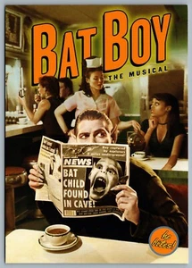 Postcard Theatre 2001 Bat Boy The Musical Union Square Theatre New York City A - Bild 1 von 2
