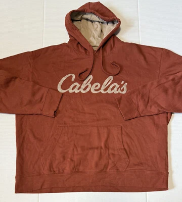 CABELAS -Men's Script Logo Pullover Hoodie - Size 2X-Large - Image 1 of 4