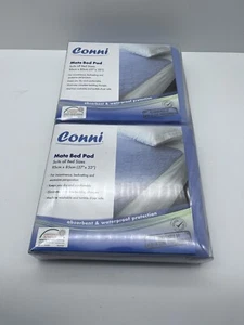 Conni Mate Bed Pad Teal Blue X 2 - Picture 1 of 5