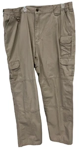 511 5.11 Tactical Pants Mens 40X32 Tan Khaki Pockets Cotton 74251 Uniform Cargo - Picture 1 of 7