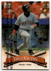 1998 Topps Finest Refractor Tony Gwynn San Diego Padres #90