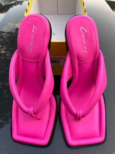 Circus By Sam Edelman NIB Pink Knot Detail Slides Sandals Size US 7M - Picture 1 of 4