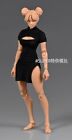 (ONLY DRESS)1/12 Chi-pao Cheongsam Sexy High Slit Short Dress for 6'' Romankey