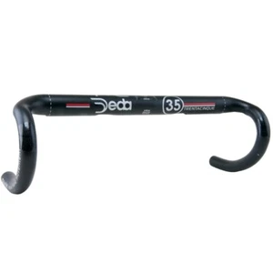 New Black Deda Elementi M35 Carbon Road Bike Handlebar, 35.0mm x 44cm - Picture 1 of 1