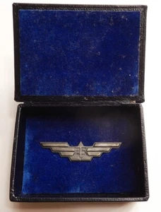 ISRAEL AIR FORCE PILOT "SILVER WINGS" AWARD BADGE IN ORIGINAL BOX - Picture 1 of 4