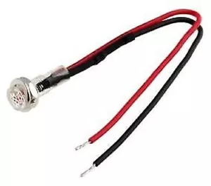 12V Light Indicator LED Lamp, Ø6mm red - Bild 1 von 1